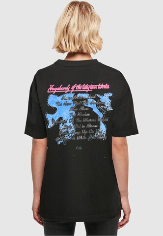 Merchcode Oversized shirt 'Thin Lizzy - Album Tracklisting' in Zwart