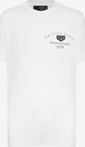 T-Shirt Philipp Plein en blanc : devant