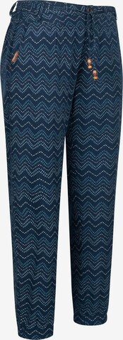 Ragwear Loosefit Hose 'Talin Chevron' in Blau