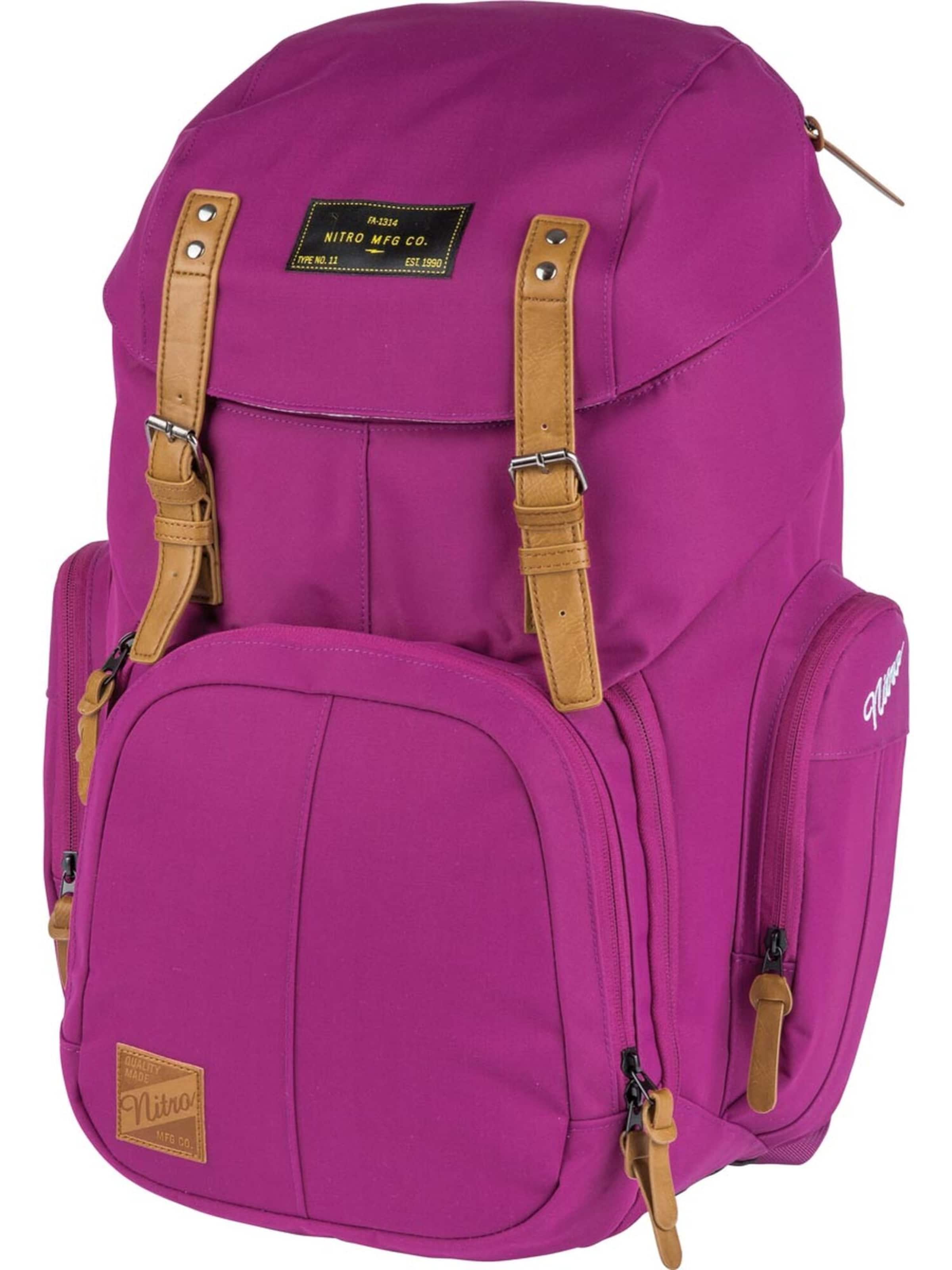 NITRO Rucksack 'WEEKENDER' in Pink: Vorderseite