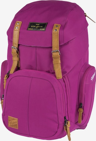 NITRO Rucksack 'WEEKENDER' in Pink: Vorderseite