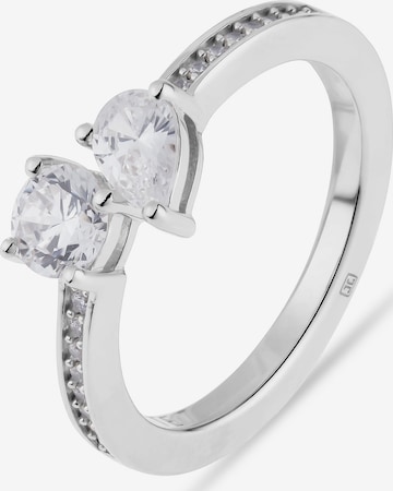 JETTE Ring in Silver: front