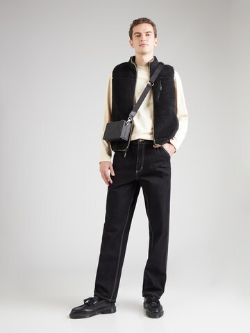 Carhartt WIP Wide Leg Jeans 'Simple' i sort