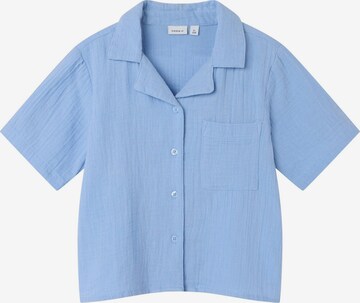 Camicia da donna di NAME IT in blu: frontale