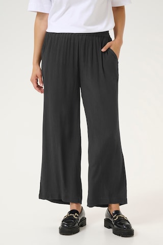 Loosefit Pantalon 'KADacia' Kaffe en noir : devant