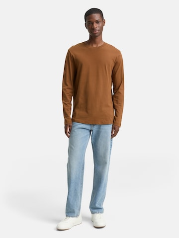 TOM TAILOR DENIM Shirt in Bruin