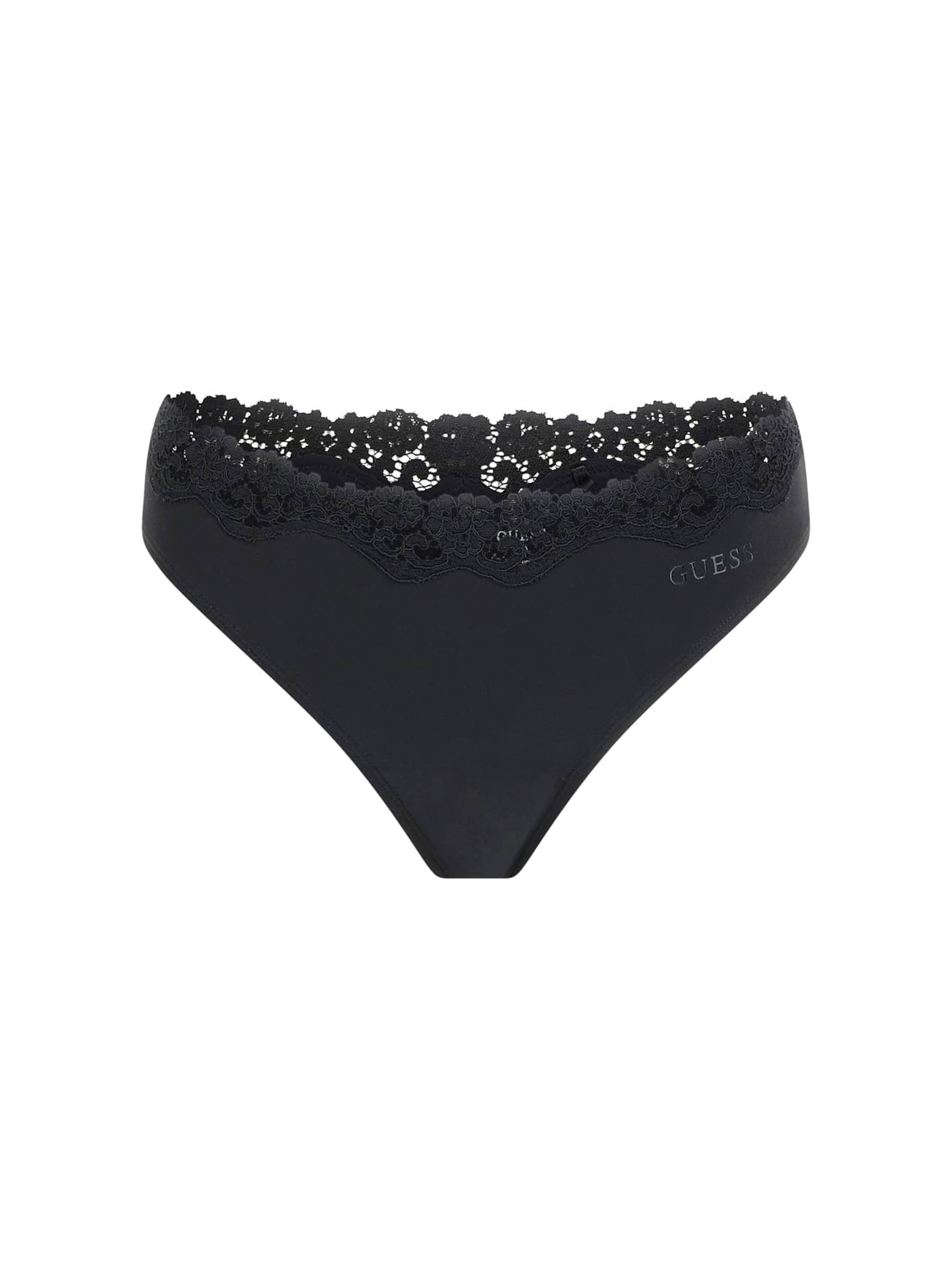 GUESS Slip 'Eveline' en noir, Vue avec produit