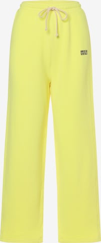 Loosefit Pantalon 'Izubird' AMERICAN VINTAGE en jaune : devant