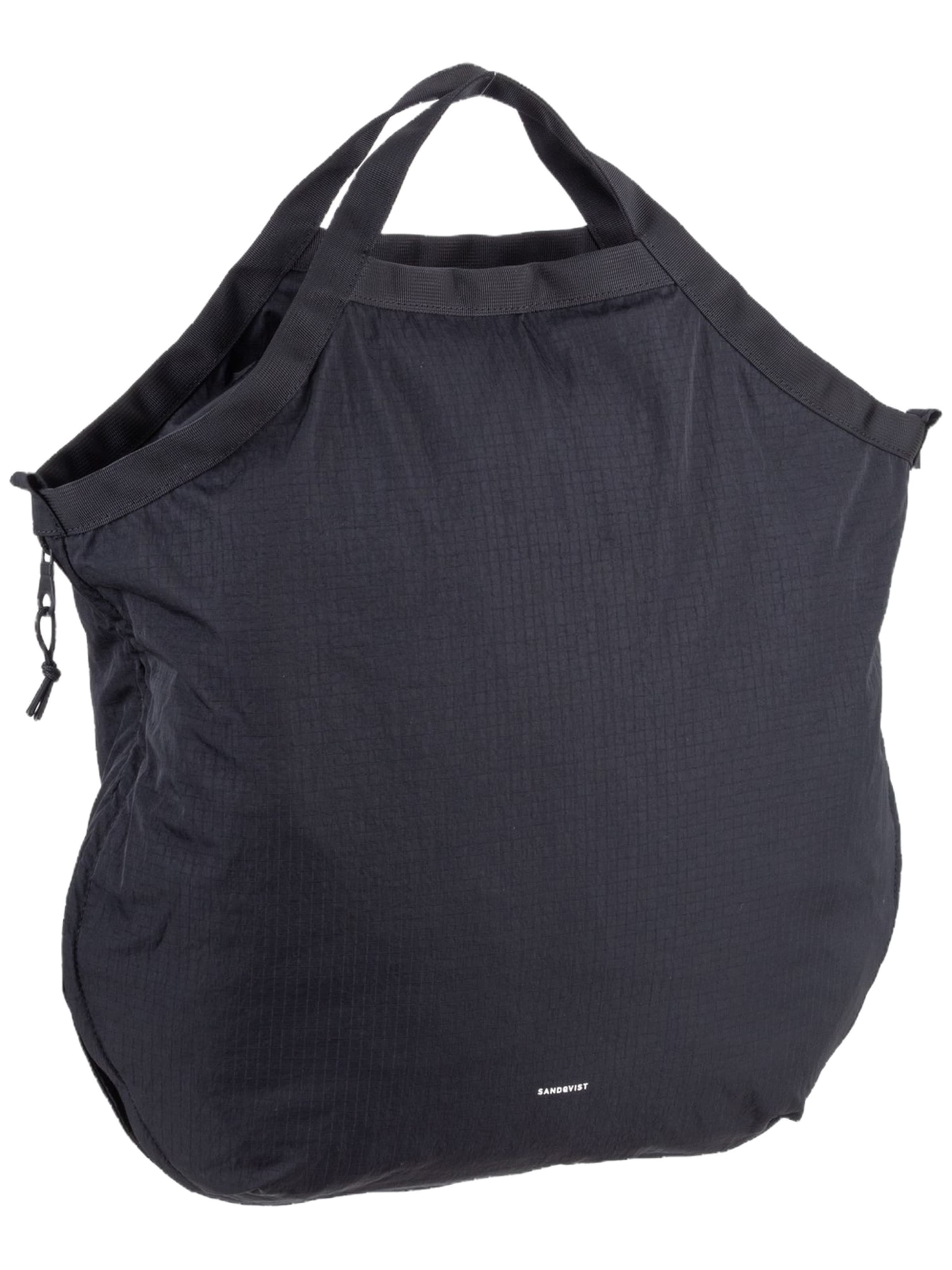 SANDQVIST Handbag ' Grid ' in Black: front