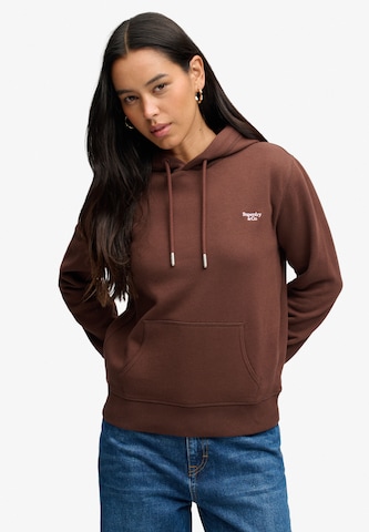 Superdry & Co Sweatshirt in Bruin: voorkant