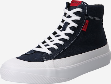 Sneaker alta 'Dyer' di HUGO Red in blu: frontale