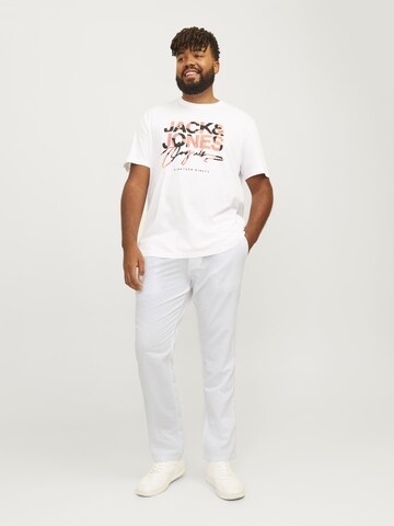 Jack & Jones Plus Regular Hose in Weiß