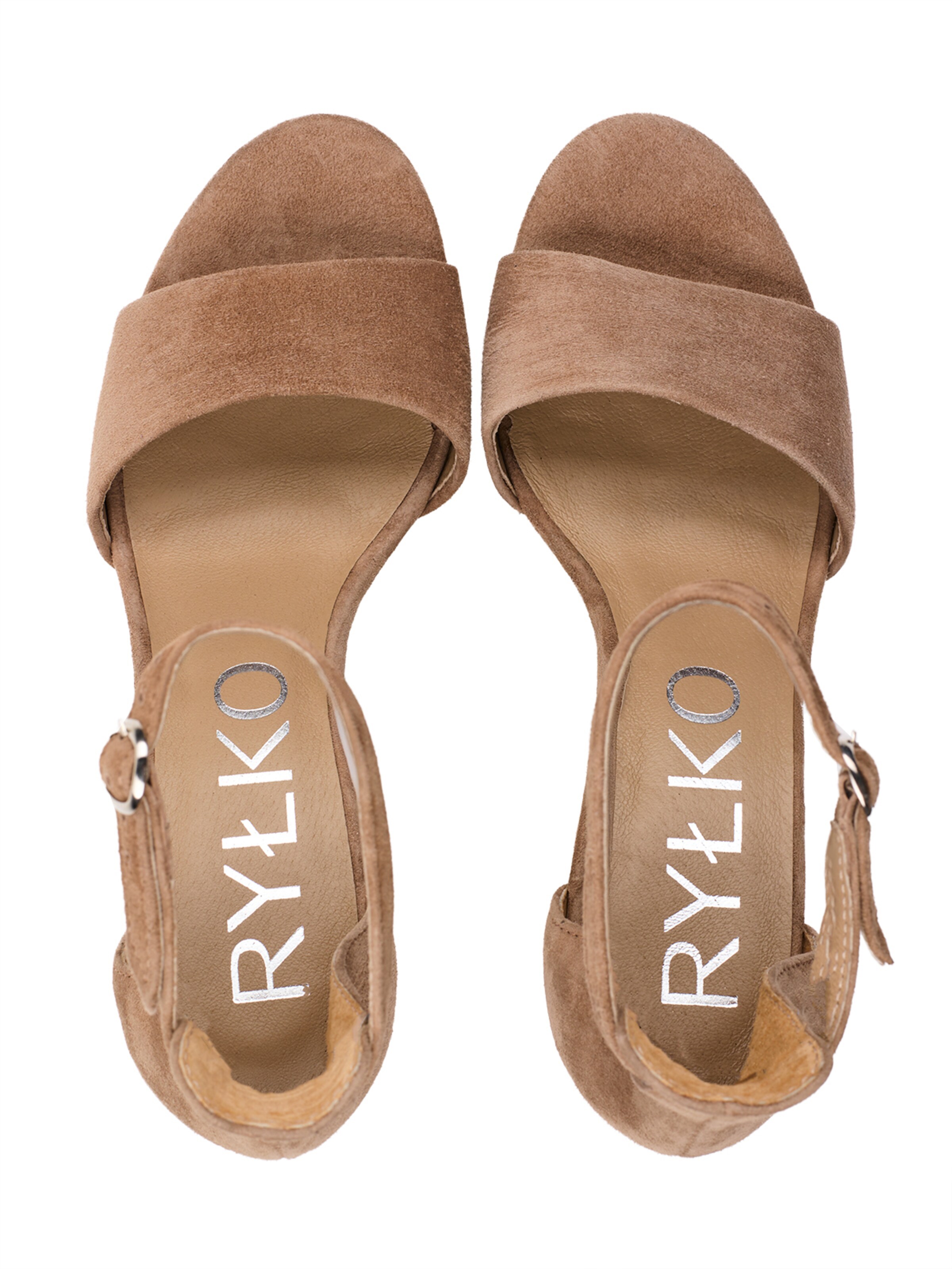 RYLKO Czółenka w kolorze brązowy