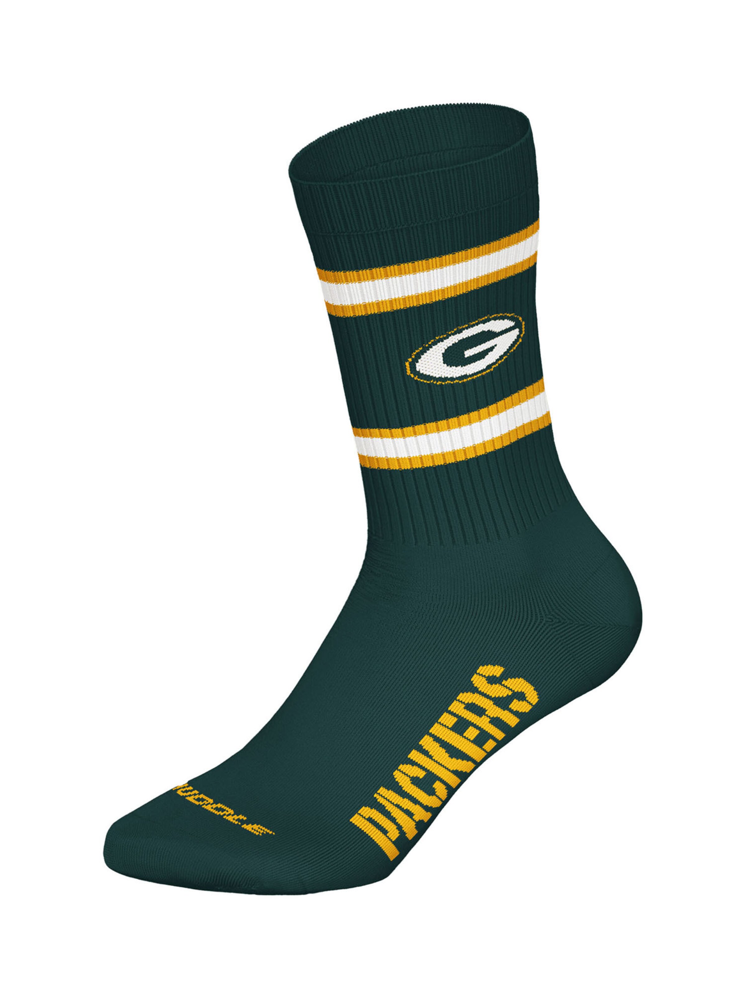 Chaussettes 'Green Bay Crew' Huddle en jaune