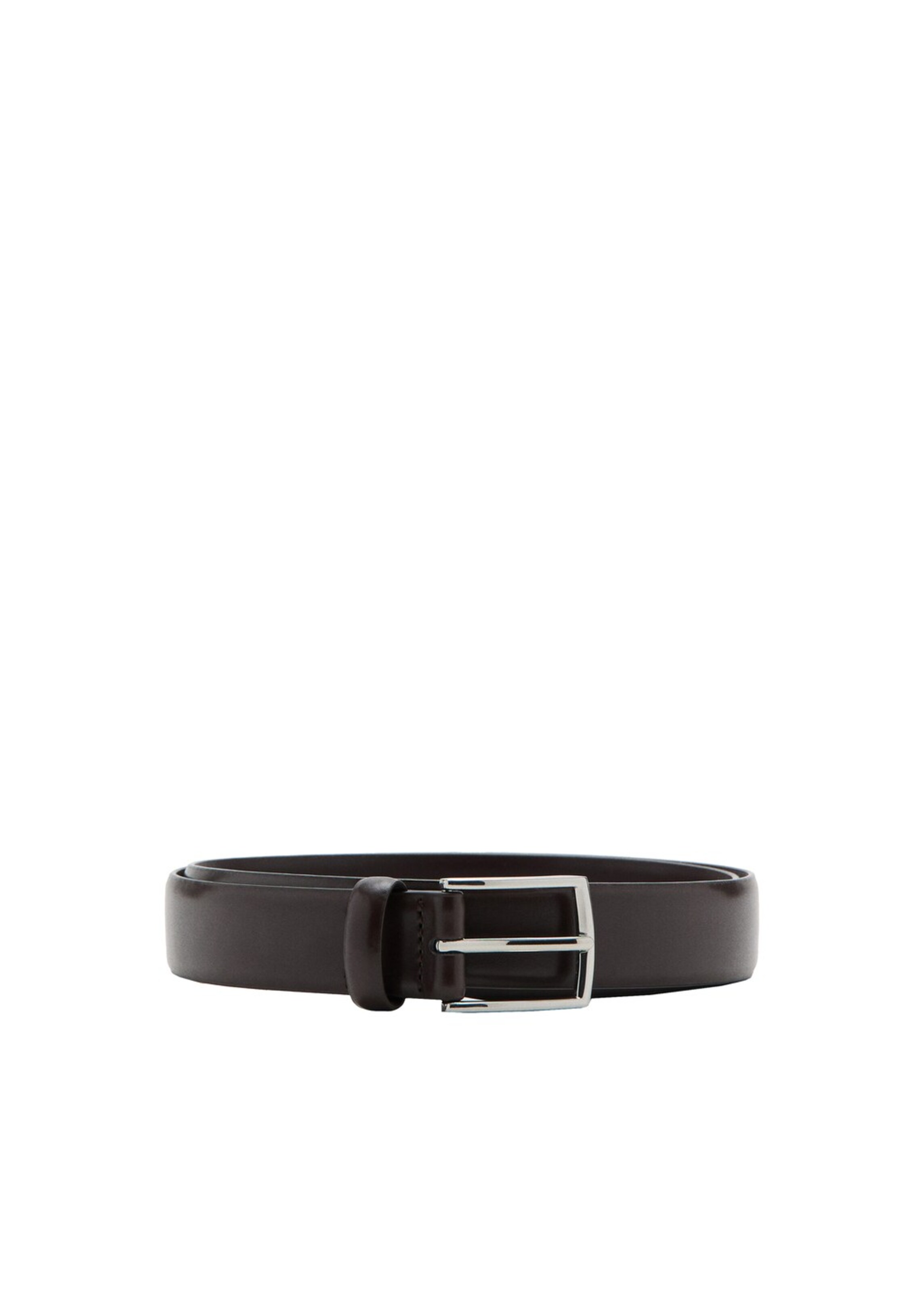 MANGO MAN Belt 'Basic' in Brown: front