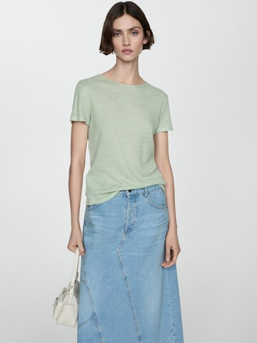 MANGO Póló 'LENO' - zöld