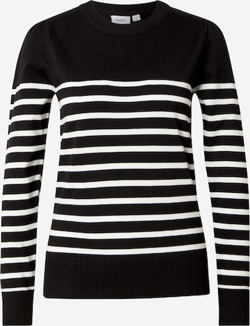 SAINT TROPEZ - Pullover 'Mila' em preto: frente