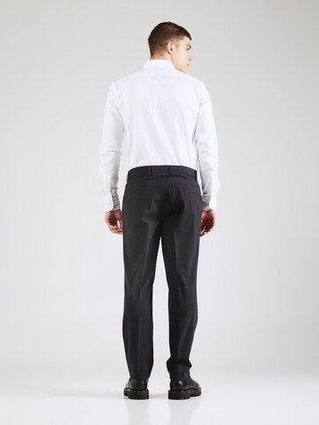 BOSS Regular Pleated Pants 'Lenon' in Grey