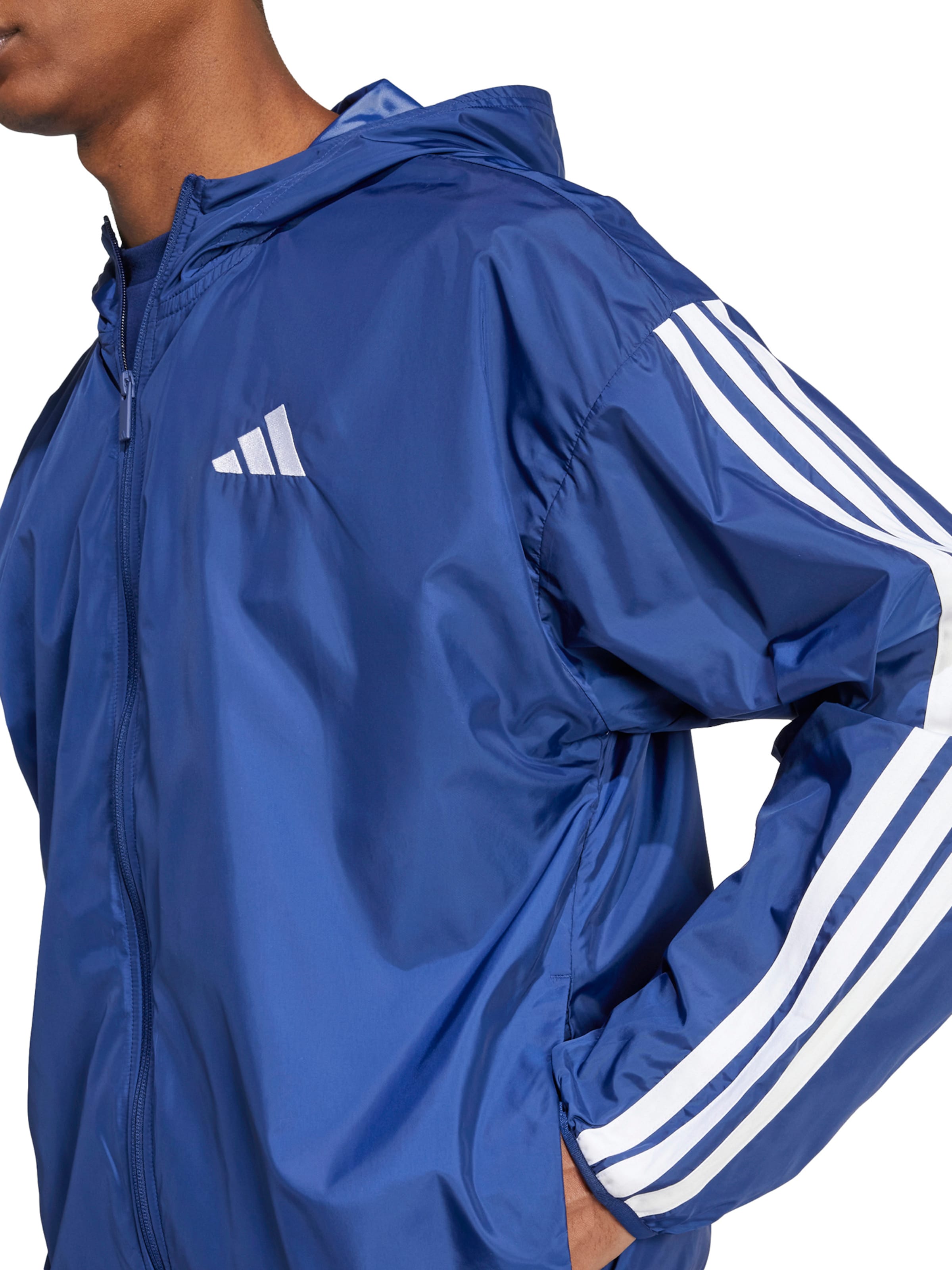 ADIDAS SPORTSWEAR Αθλητικό μπουφάν 'Essentials' σε μπλε
