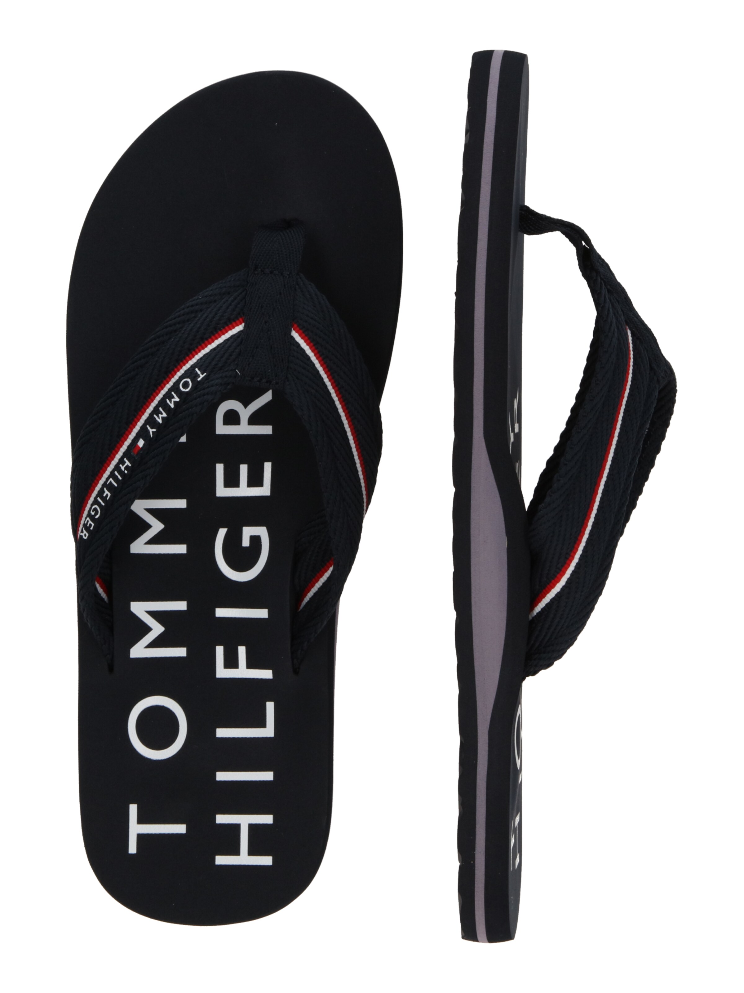 TOMMY HILFIGER Zehentrenner in Blau