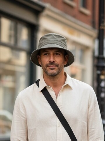 Kumixi Pet 'Fischerhut' in Grijs