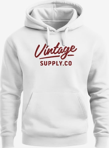 Neverless Sweatshirt 'Vintage Supply Co.' in White: front