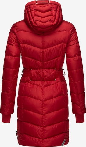 NAVAHOO Vinterfrakke 'Alpenveilchen' i rød