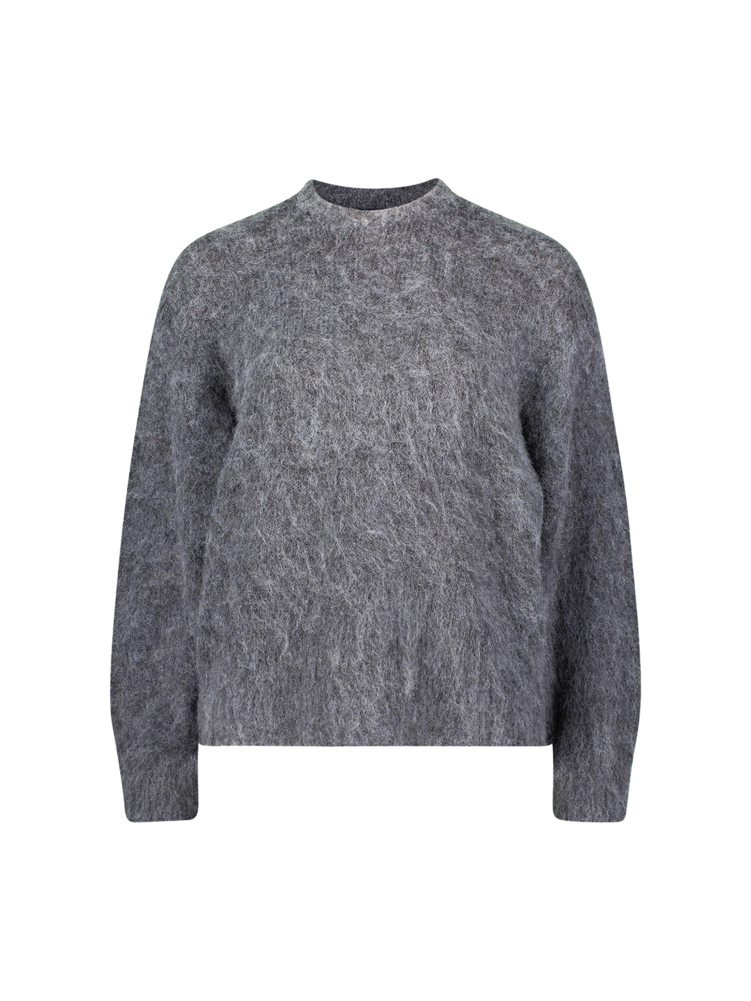 zero Pullover in Grau: Vorderseite