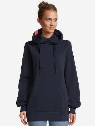 salzhaut Sweatshirt 'SCHELLEN' in Blauw: voorkant