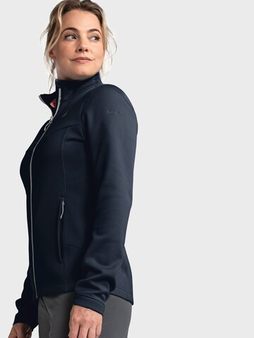 Schöffel Athletic fleece jacket 'Bleckwand' in Blue