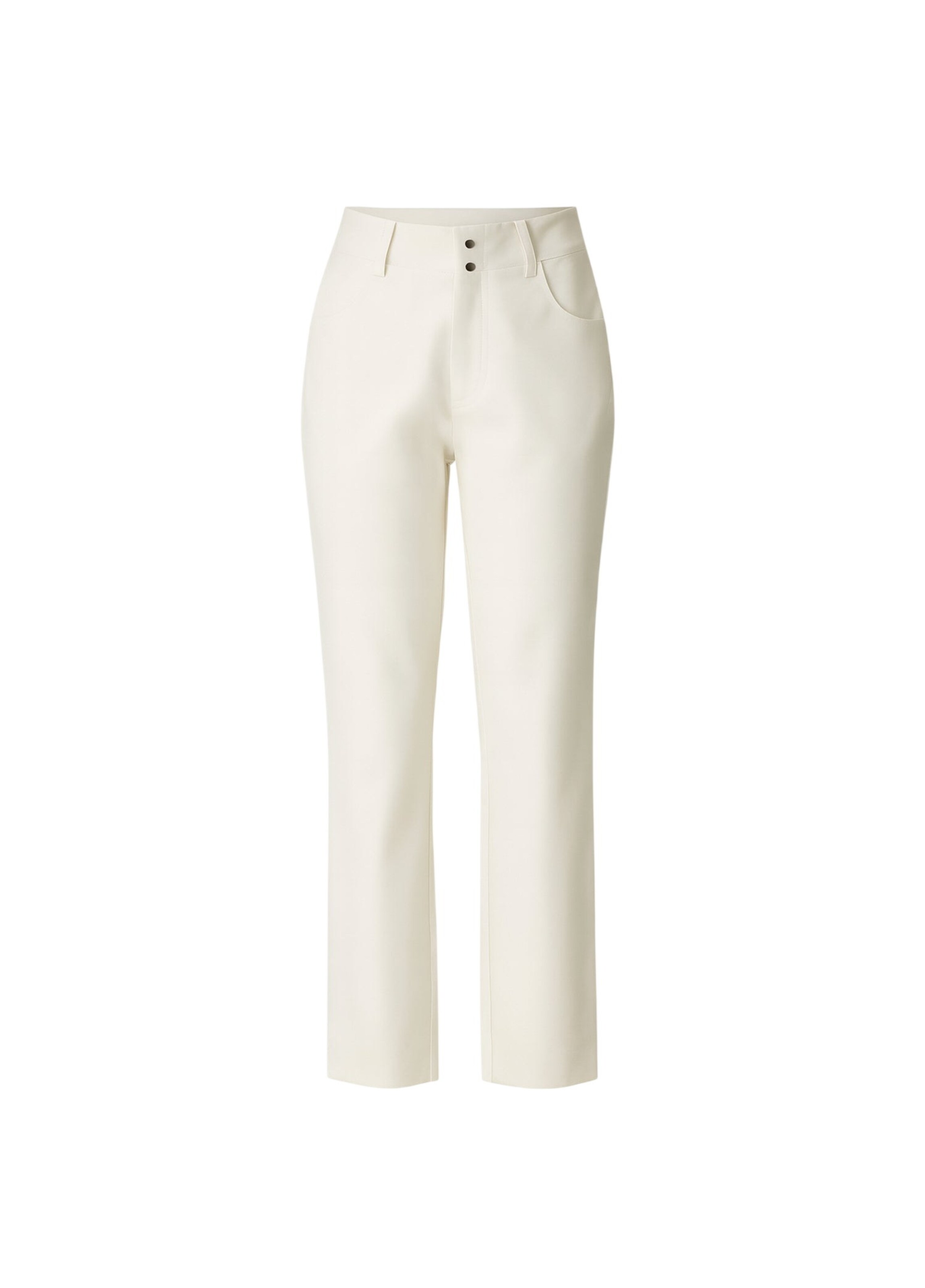 Regular Pantalon BASSIGUE en blanc : devant