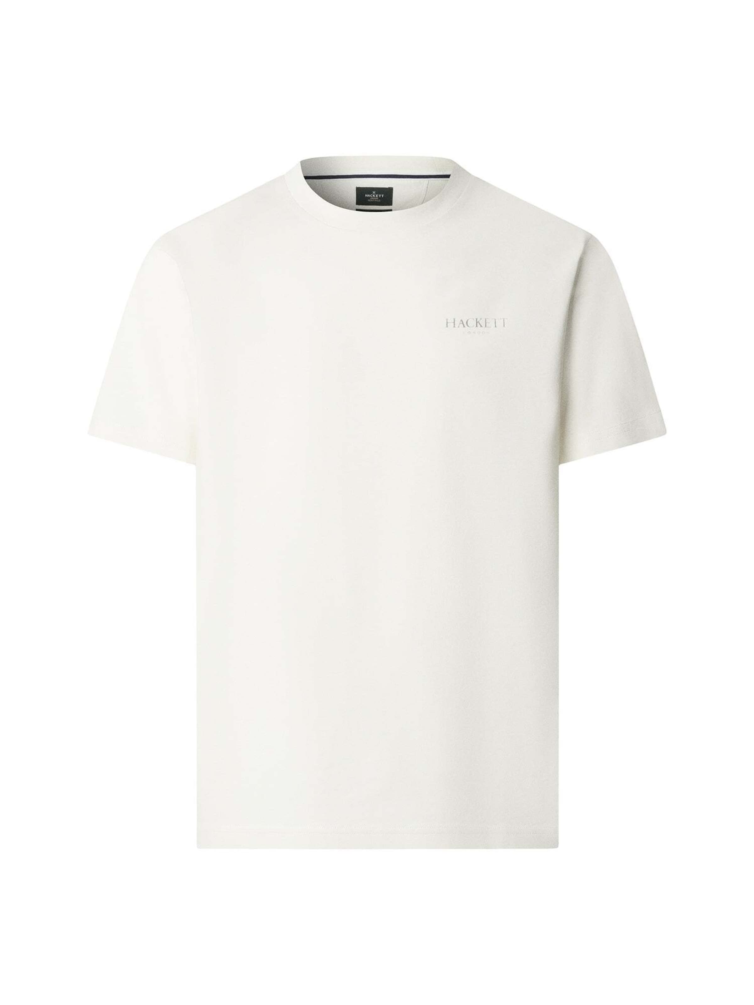 Hackett London T-Shirt ' Heritage Ess' en écru / blanc, Vue avec produit