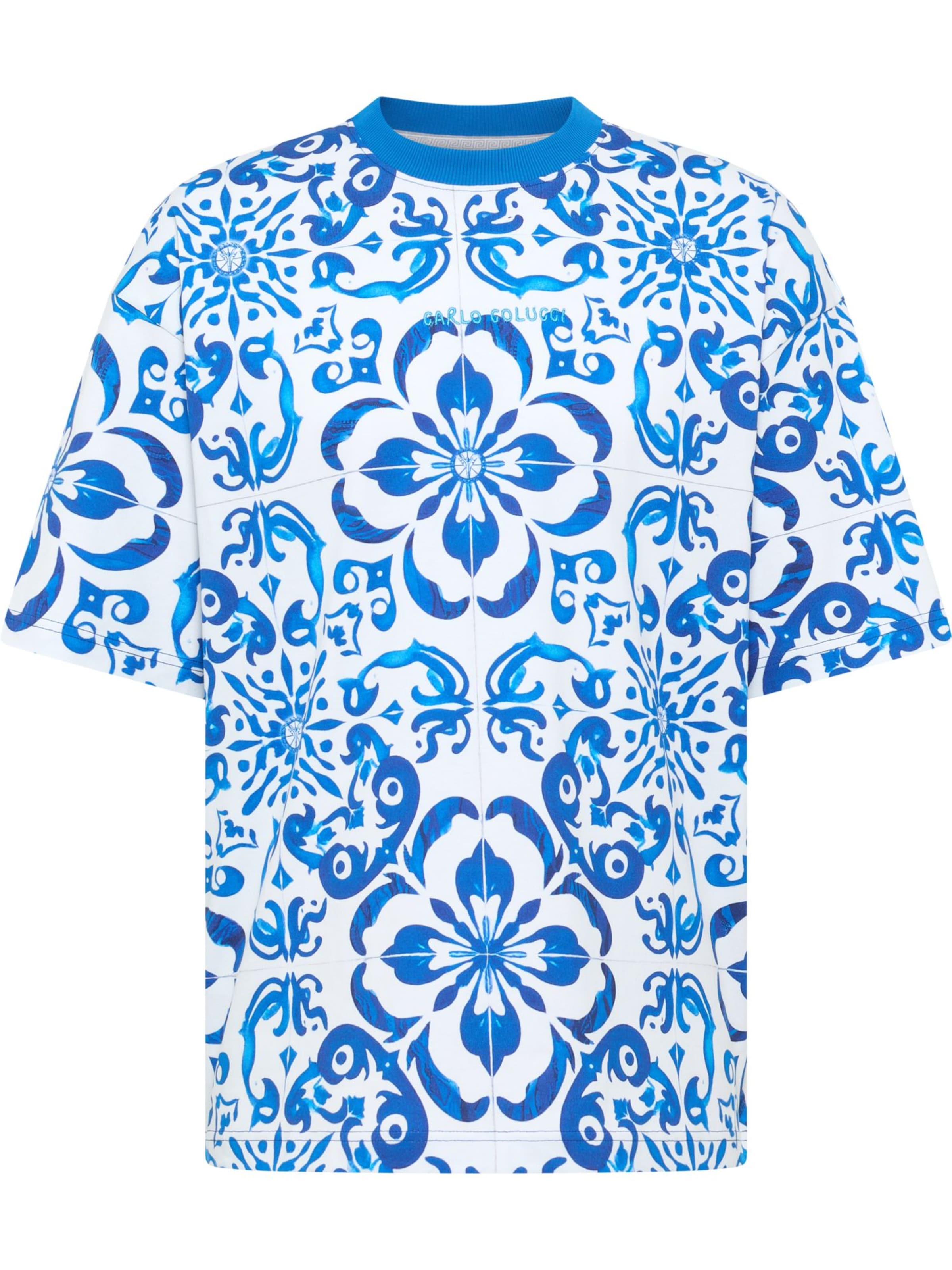 Carlo Colucci Shirt 'Fedi' in Blue: front