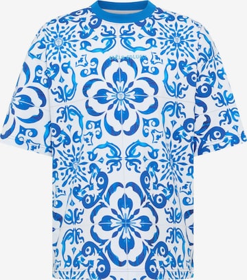 T-Shirt 'Fedi' Carlo Colucci en bleu : devant