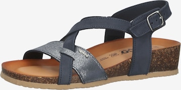 IGI&CO Strap Sandals in Blue: front