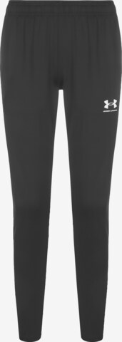 UNDER ARMOUR Regular Workout Pants 'Challenger' in Grey: front