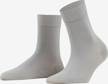 FALKE Socken 'Fine Softness' in Silber: Vorderseite