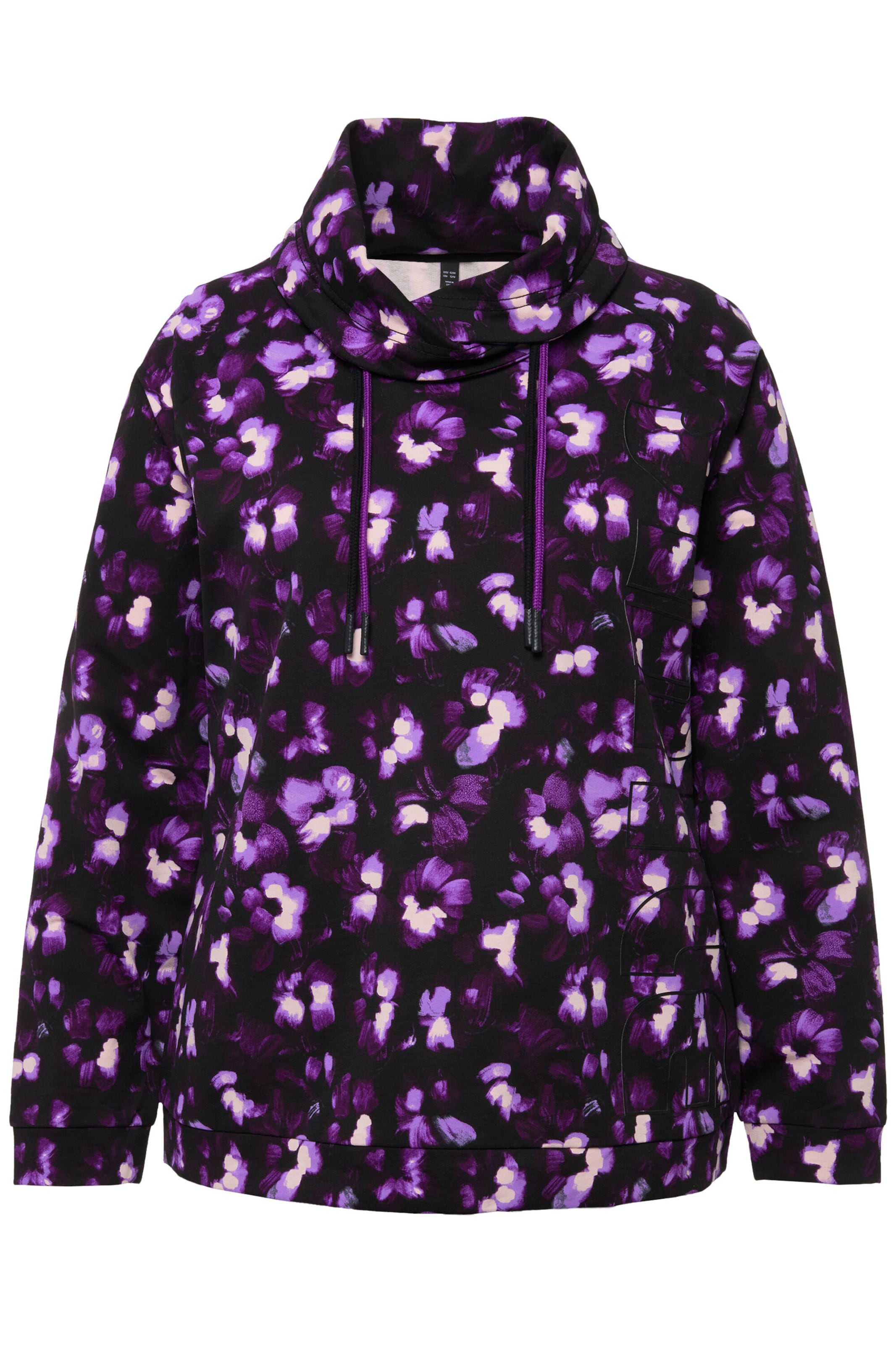 Ulla Popken Sweatshirt in Lila: Vorderseite