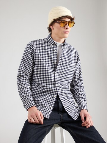 UNITED COLORS OF BENETTON Regular fit Button Up Shirt in Blue: front