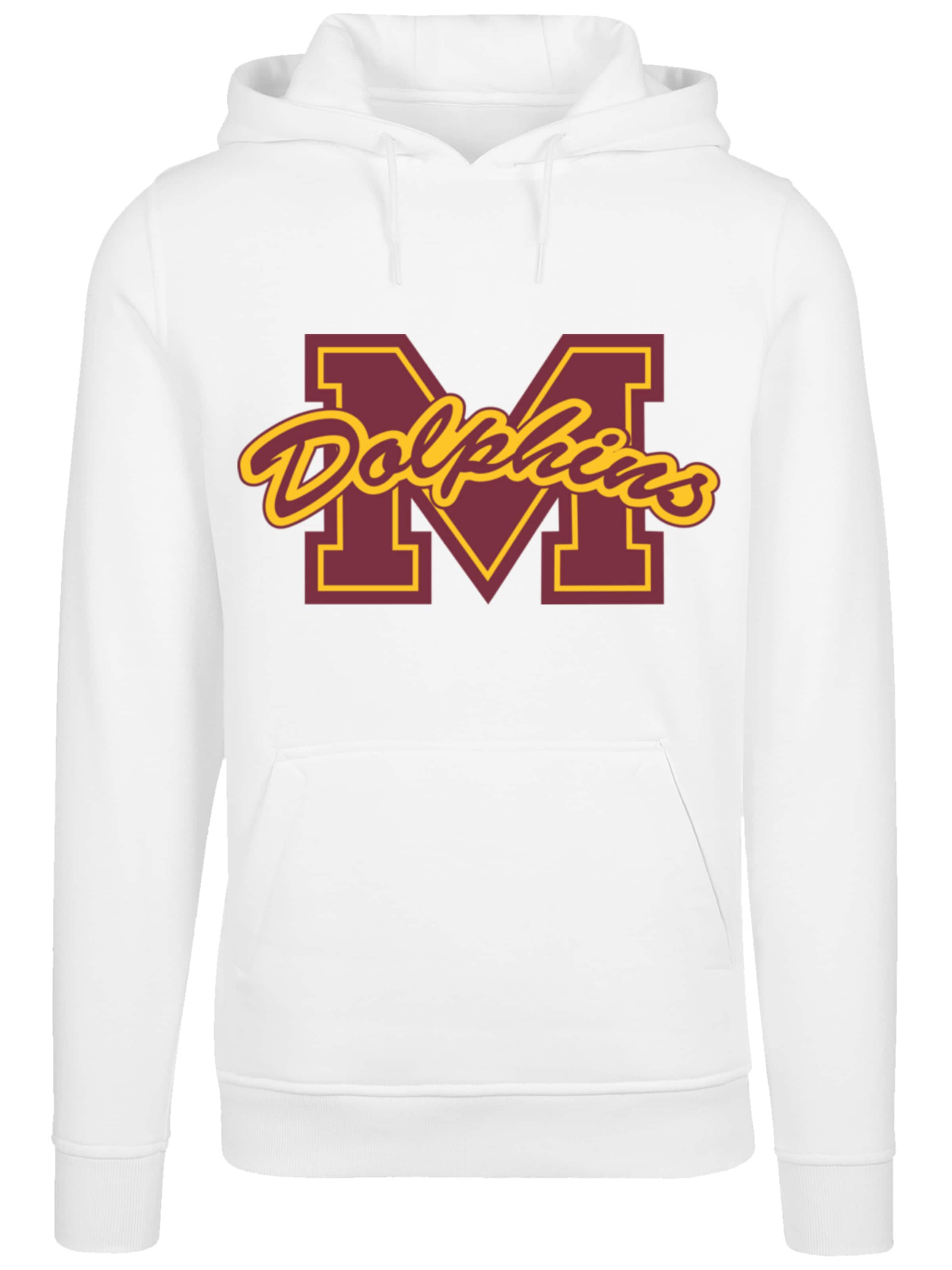 Sweat-shirt 'Sex Education M Dolphins Netflix TV Series' F4NT4STIC en blanc : devant