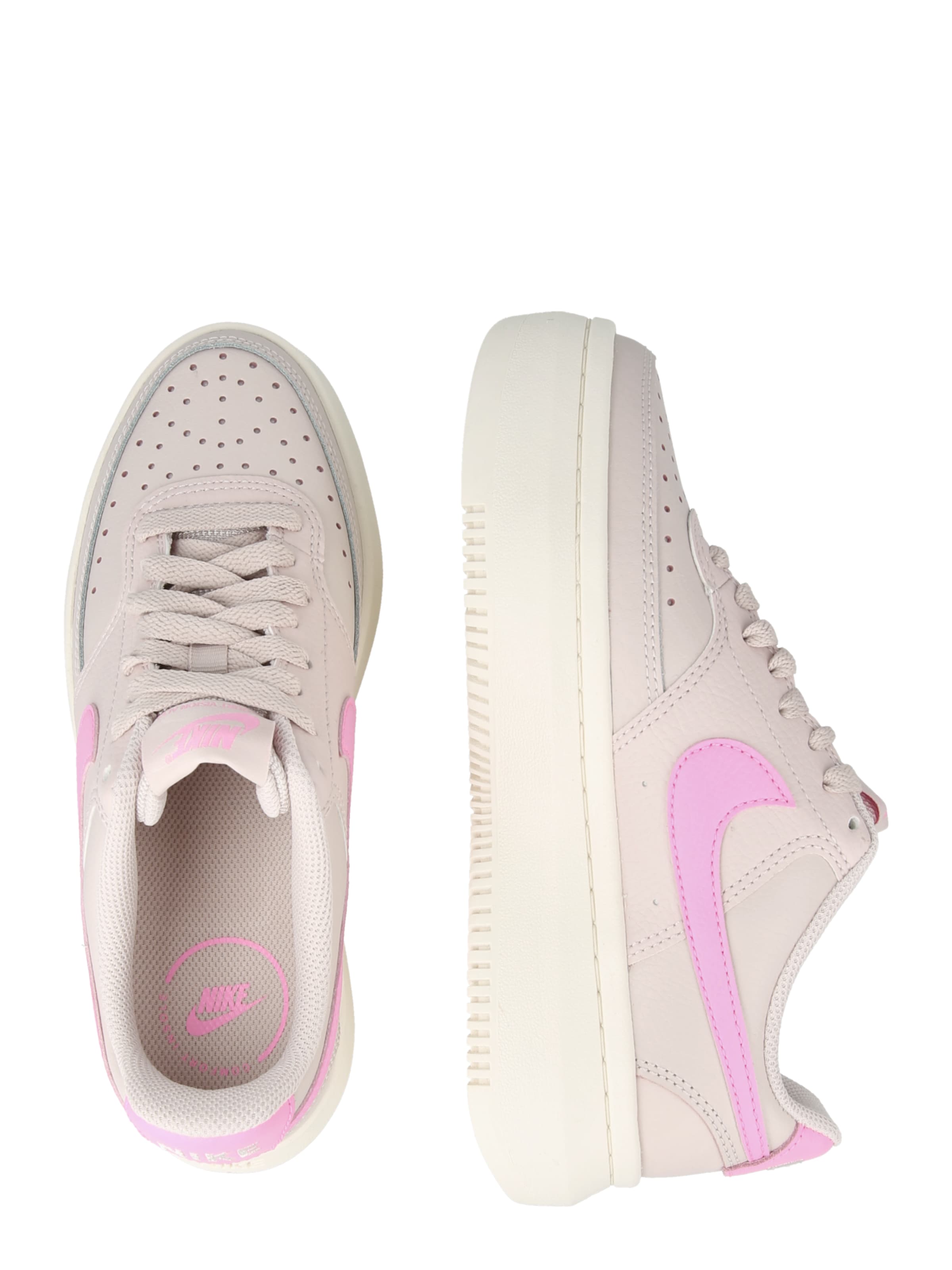 Sneaker low 'COURT VISION' de la Nike Sportswear pe roz: lateral