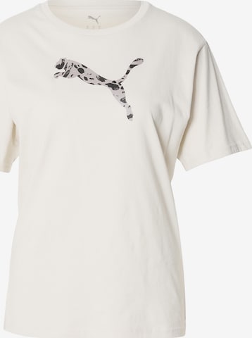 PUMATehnička sportska majica 'ESS' - bijela boja: prednji dio