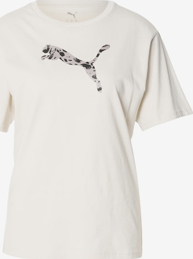 PUMA Tehnička sportska majica 'ESS' u siva / crna / vuneno bijela, Pregled proizvoda