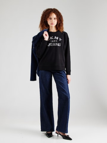 DKNY Sweatshirt in Zwart