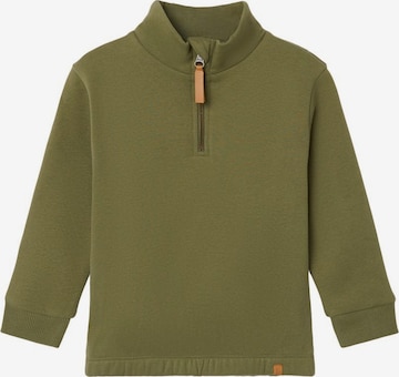 NAME IT Sweatshirt in Groen: voorkant