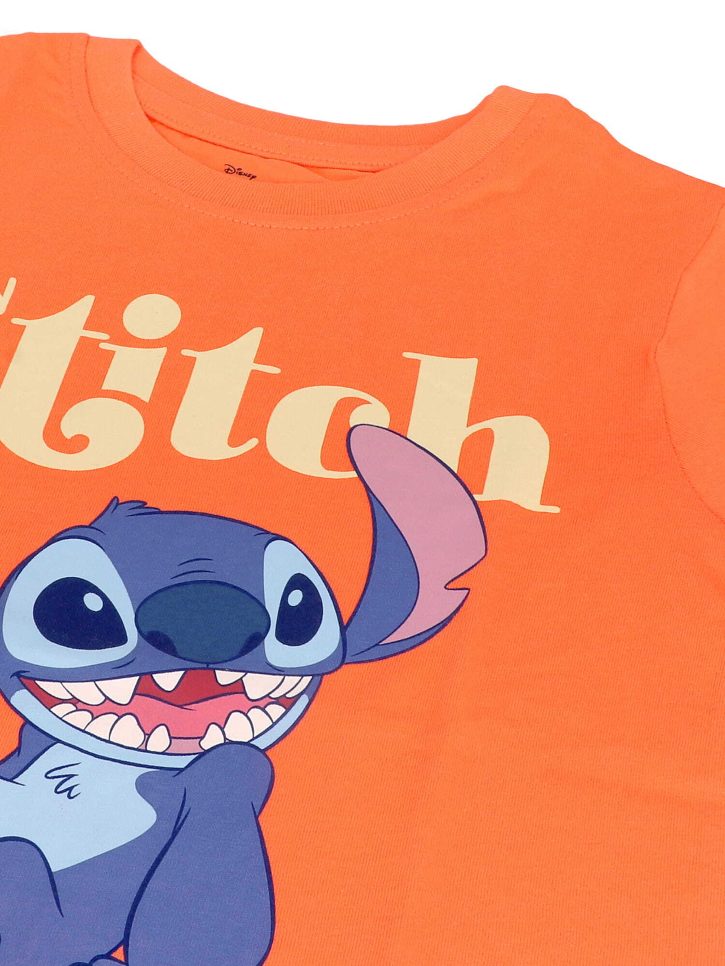 DISNEY Shirt 'Lilo & Stitch' in Oranje