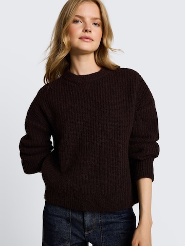 TOM TAILOR DENIM Sweter w kolorze brązowy
