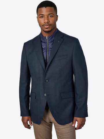 PIERRE CARDIN Slim fit Business-colbert 'Lucas' in Blauw: voorkant