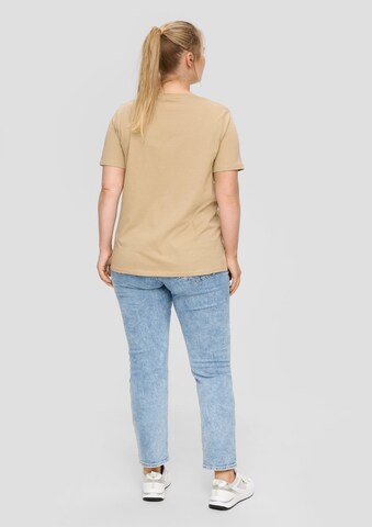 T-shirt QS en marron
