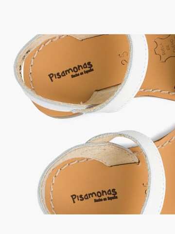 Sandales Pisamonas en blanc